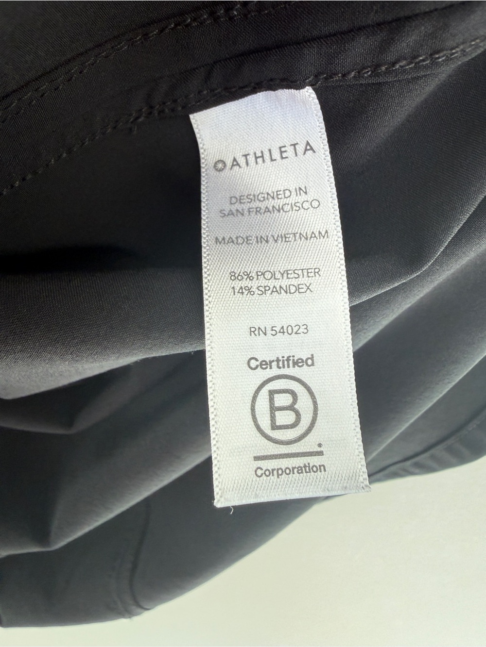 Athleta Sleeveless Black Tank Top - Picture 5 of 6